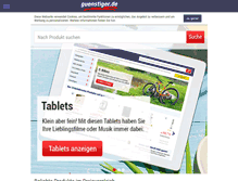 Tablet Screenshot of mobil.guenstiger.de